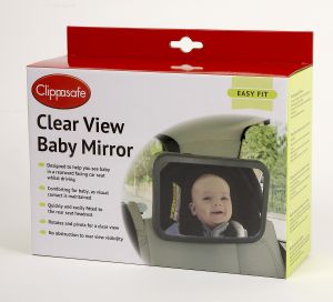 CLIPPASAFE Clear View Mirror